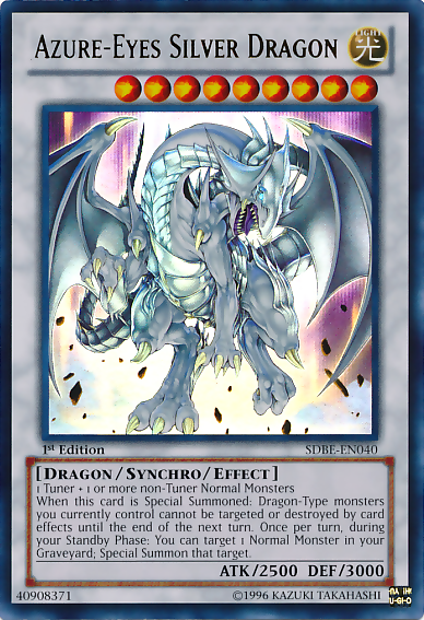 Azure-Eyes Silver Dragon [SDBE-EN040] Ultra Rare | Total Play