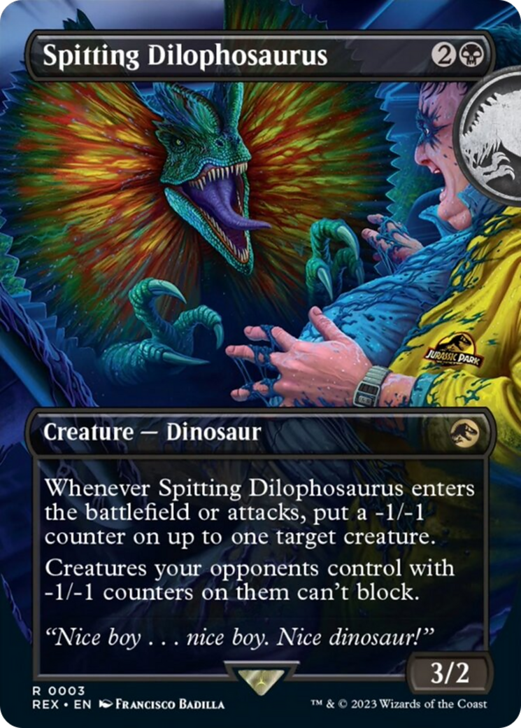 Spitting Dilophosaurus (Borderless) [Jurassic World Collection] | Total Play