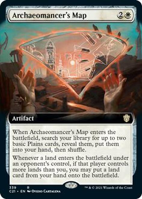 Archaeomancer's Map (Extended Art) [Commander 2021] | Total Play