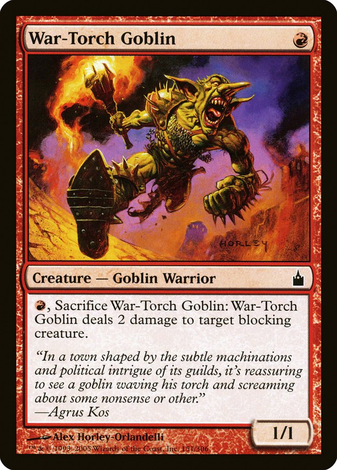 War-Torch Goblin [Ravnica: City of Guilds] | Total Play