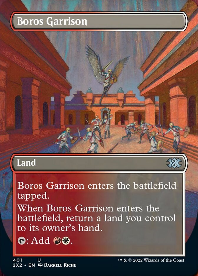 Boros Garrison (Borderless Alternate Art) [Double Masters 2022] | Total Play