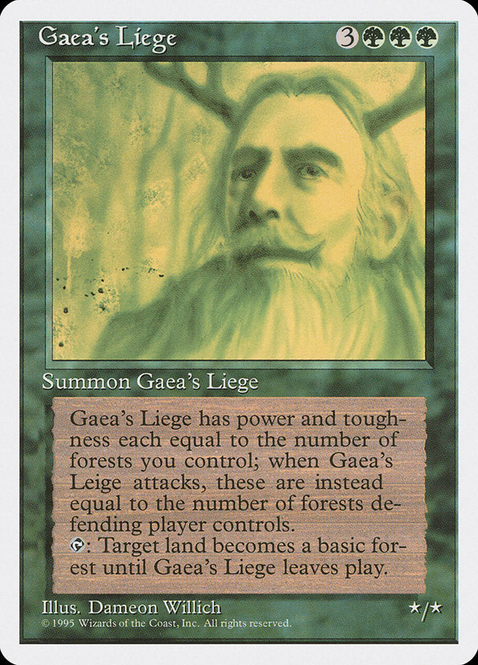 Gaea's Liege [Fourth Edition] | Total Play