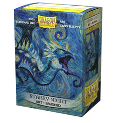 Dragon Shield: Standard 100ct Brushed Art Sleeves - Starry Night | Total Play