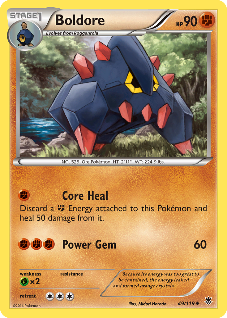 Boldore (49/119) [XY: Phantom Forces] | Total Play