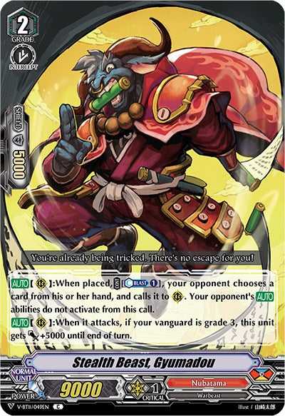 Stealth Beast, Gyumadou (V-BT11/049EN) [Storm of the Blue Cavalry] | Total Play