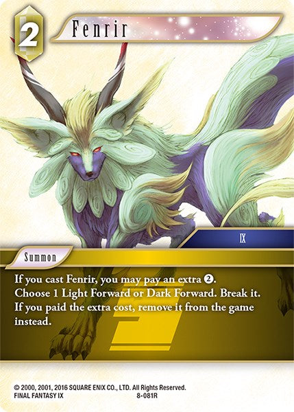 Fenrir [Opus VIII] | Total Play