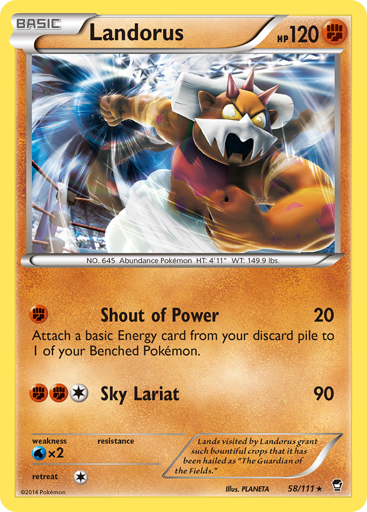 Landorus (58/111) [XY: Furious Fists] | Total Play