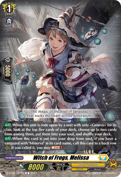 Witch of Frogs, Melissa (D-BT08/081EN) [Minerva Rising] | Total Play