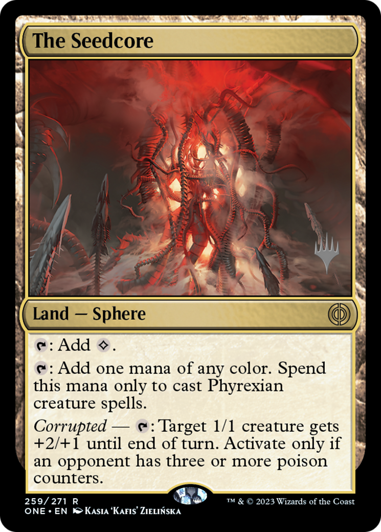 The Seedcore (Promo Pack) [Phyrexia: All Will Be One Promos] | Total Play