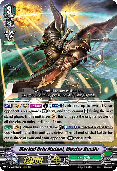 Martial Arts Mutant, Master Beetle (D-VS03/078EN) [V Clan Collection Vol.3] | Total Play