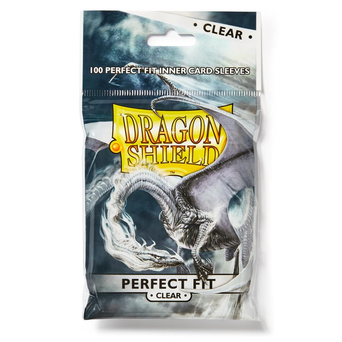 Dragon Shield: Standard Size 100ct Inner Sleeves - Perfect Fit (Clear 'Sanctus') | Total Play