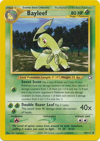 Bayleef (29/111) [Neo Genesis Unlimited] | Total Play