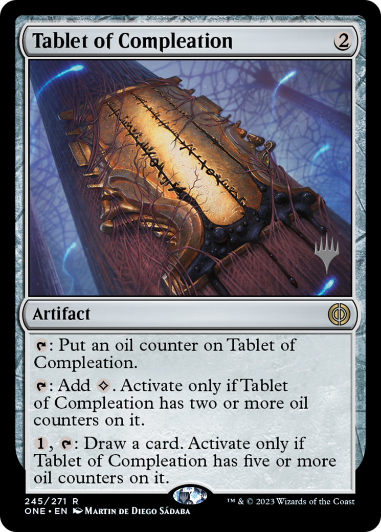 Tablet of Compleation (Promo Pack) [Phyrexia: All Will Be One Promos] | Total Play