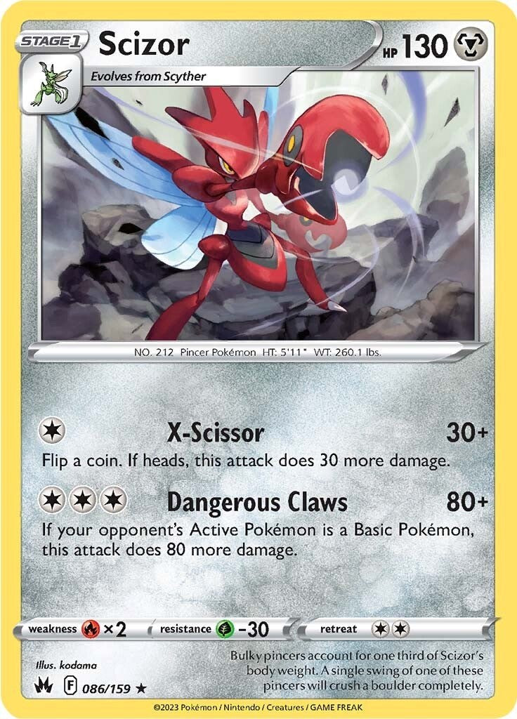 Scizor (086/159) [Sword & Shield: Crown Zenith] | Total Play