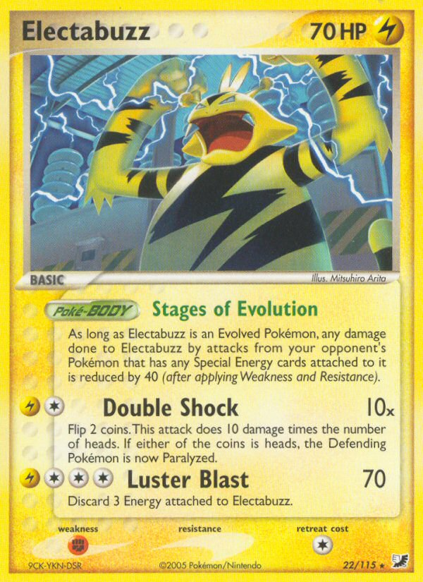 Electabuzz (22/115) [EX: Unseen Forces] | Total Play