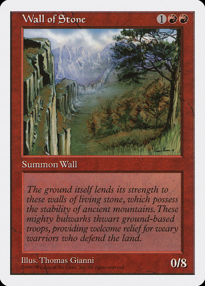 Wall of Stone [Fifth Edition] | Total Play