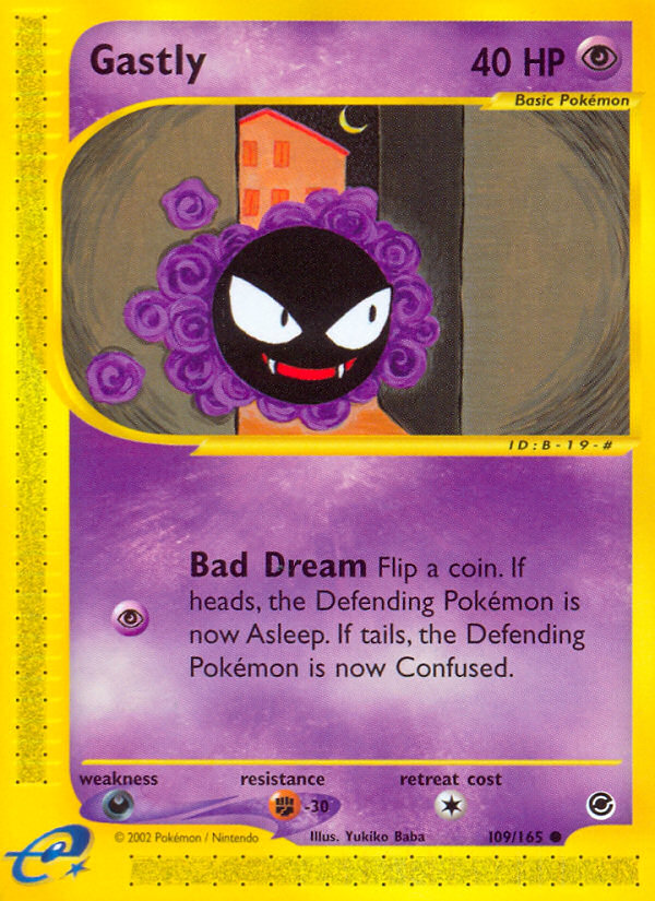 Gastly (109/165) [Expedition: Base Set] | Total Play