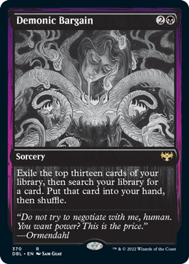 Demonic Bargain [Innistrad: Double Feature] | Total Play