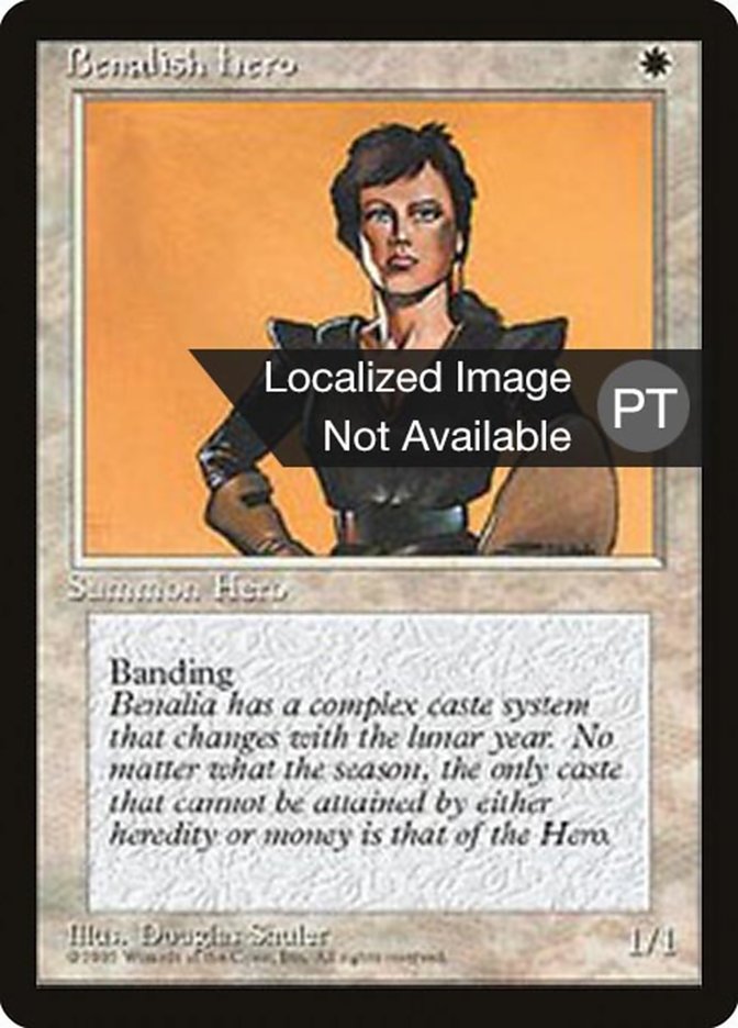 Benalish Hero [Fourth Edition (Foreign Black Border)] | Total Play