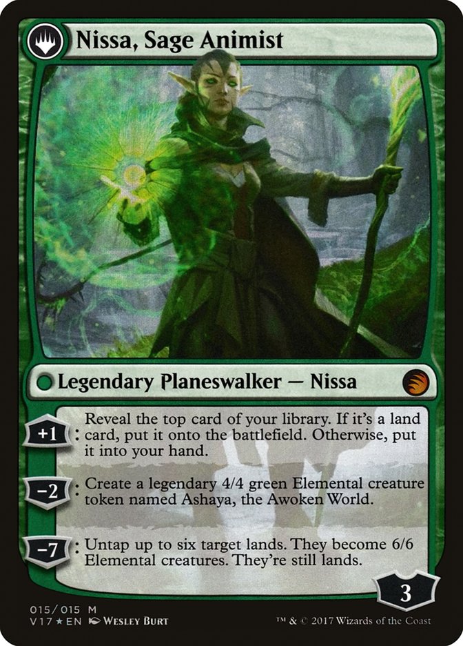 Nissa, Vastwood Seer // Nissa, Sage Animist [From the Vault: Transform] | Total Play