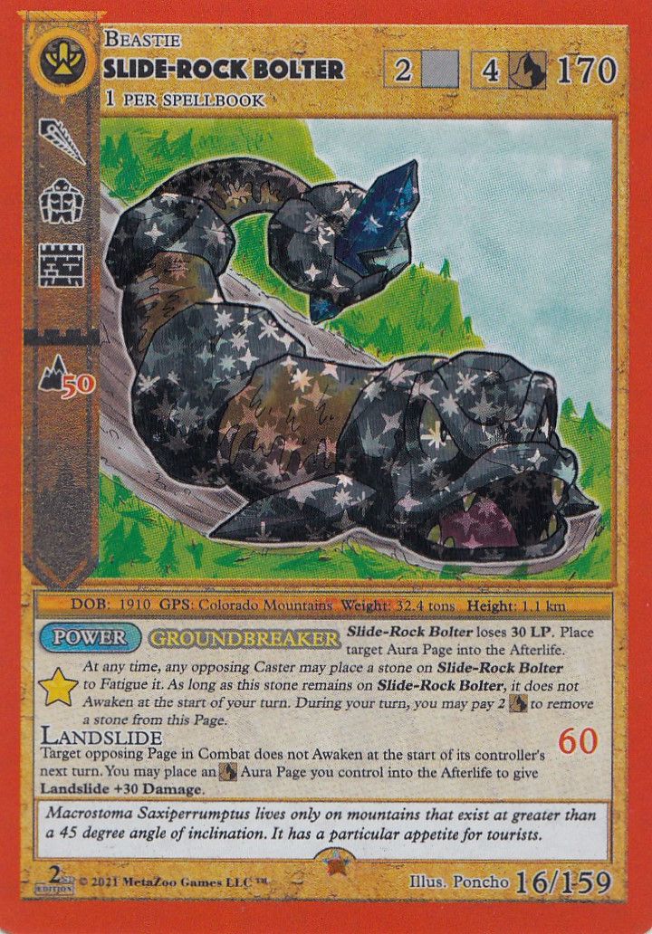 Slide-Rock Bolter [Cryptid Nation: Second Edition] | Total Play