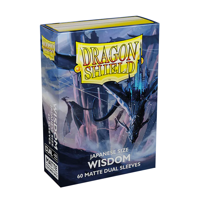 Dragon Shield: Japanese Size 60ct Sleeves - Wisdom (Dual Matte) | Total Play