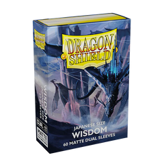 Dragon Shield: Japanese Size 60ct Sleeves - Wisdom (Dual Matte) | Total Play