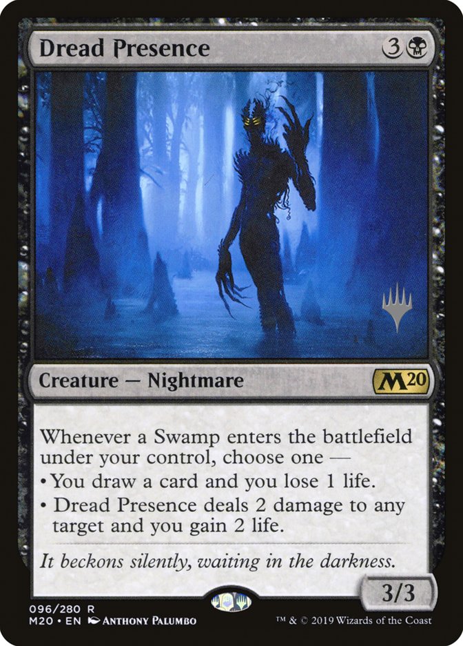 Dread Presence (Promo Pack) [Core Set 2020 Promos] | Total Play