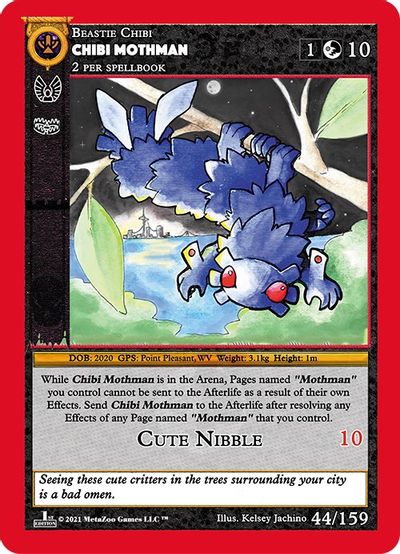 Chibi Mothman [Cryptid Nation: First Edition] | Total Play