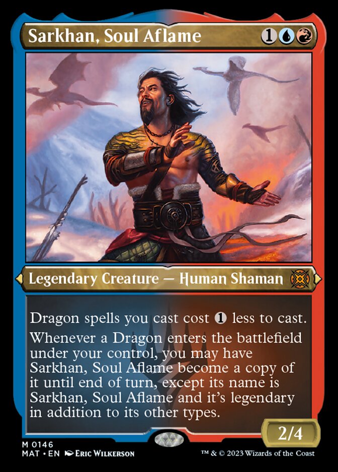 Sarkhan, Soul Aflame (Foil Etched) [March of the Machine: The Aftermath] | Total Play