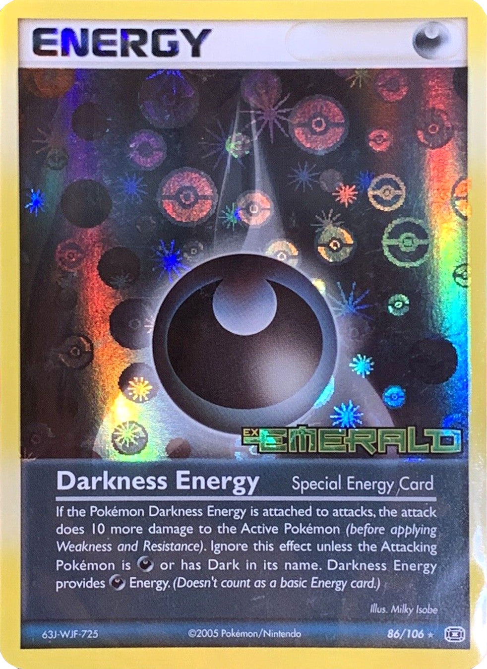 Darkness Energy (86/106) (Stamped) [EX: Emerald] | Total Play