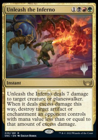 Unleash the Inferno (Promo Pack) [Streets of New Capenna Promos] | Total Play