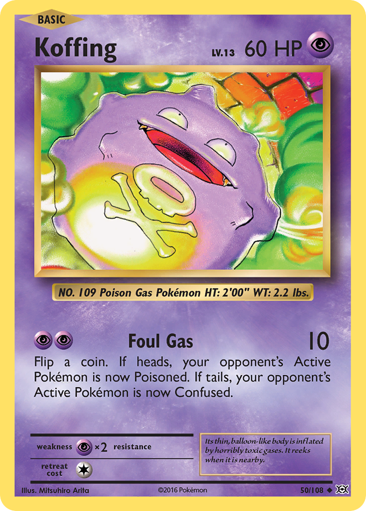 Koffing (50/108) [XY: Evolutions] | Total Play