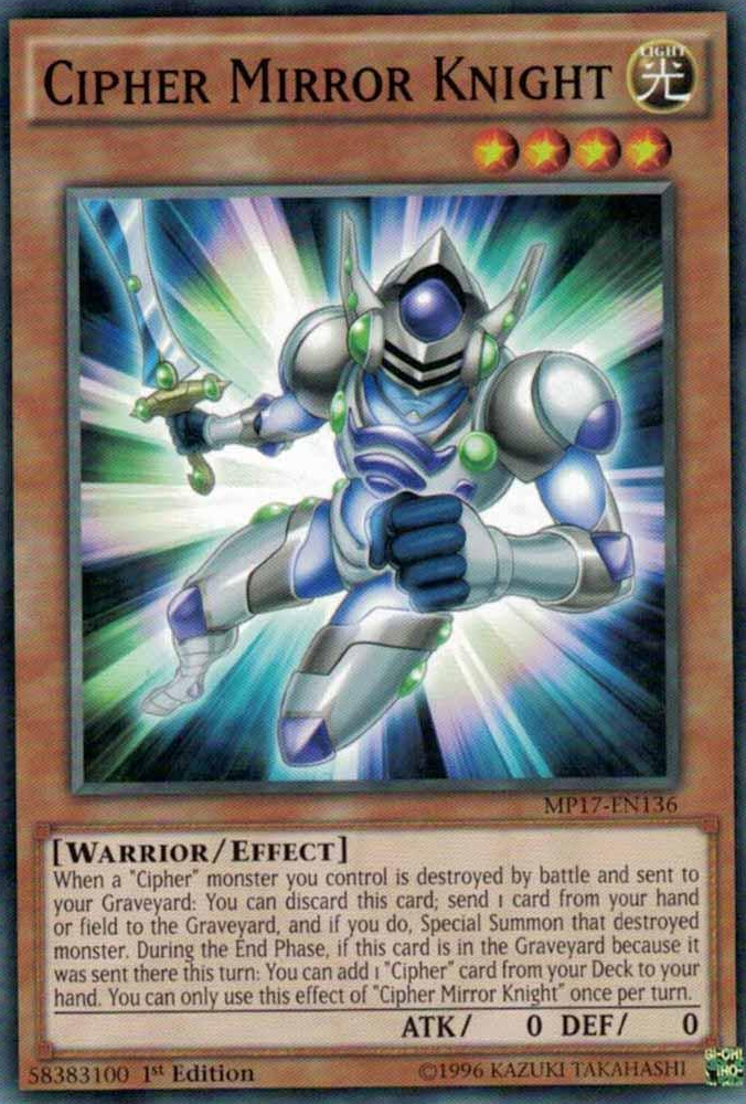 Cipher Mirror Knight [MP17-EN136] Common | Total Play