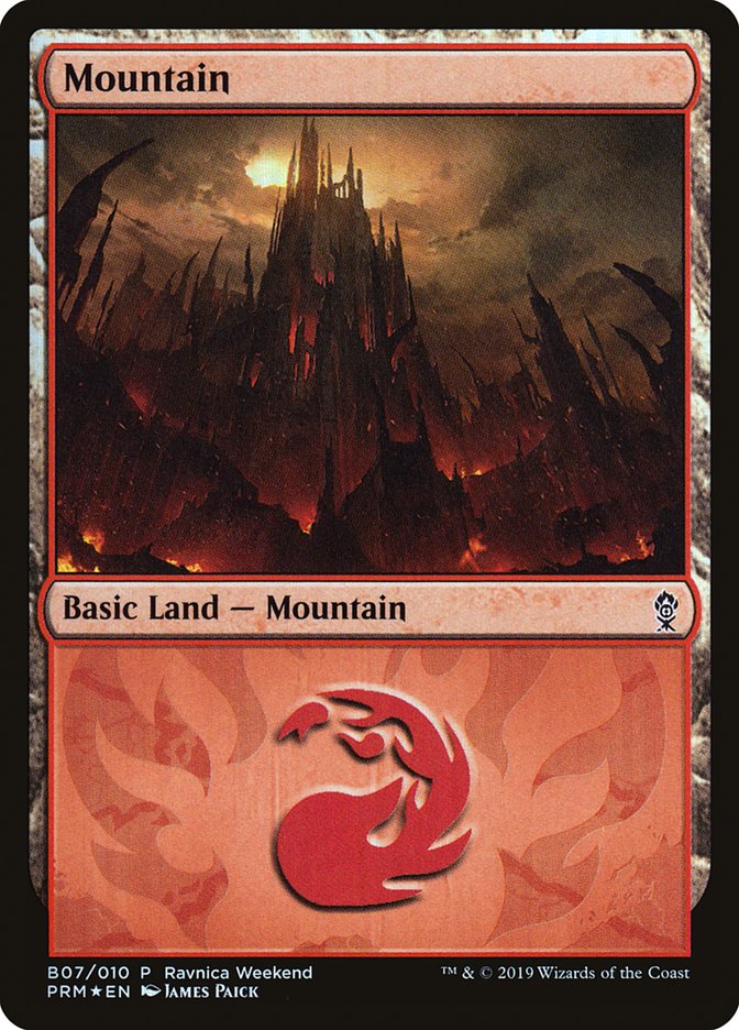 Mountain (B07) [Ravnica Allegiance Guild Kit] | Total Play