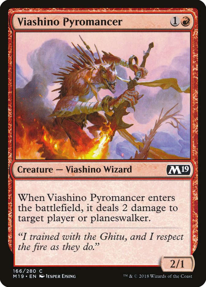 Viashino Pyromancer [Core Set 2019] | Total Play