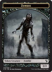 Zombie // Shapeshifter Double-Sided Token [Commander 2018 Tokens] | Total Play