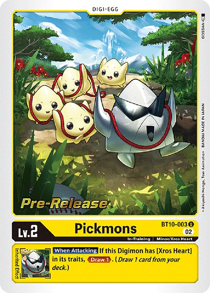 Pickmons [BT10-003] [Xros Encounter Pre-Release Cards] | Total Play