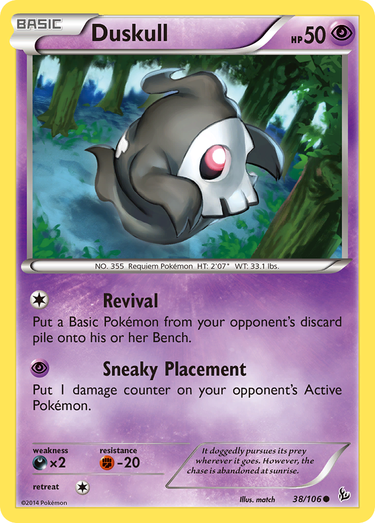 Duskull (38/106) [XY: Flashfire] | Total Play