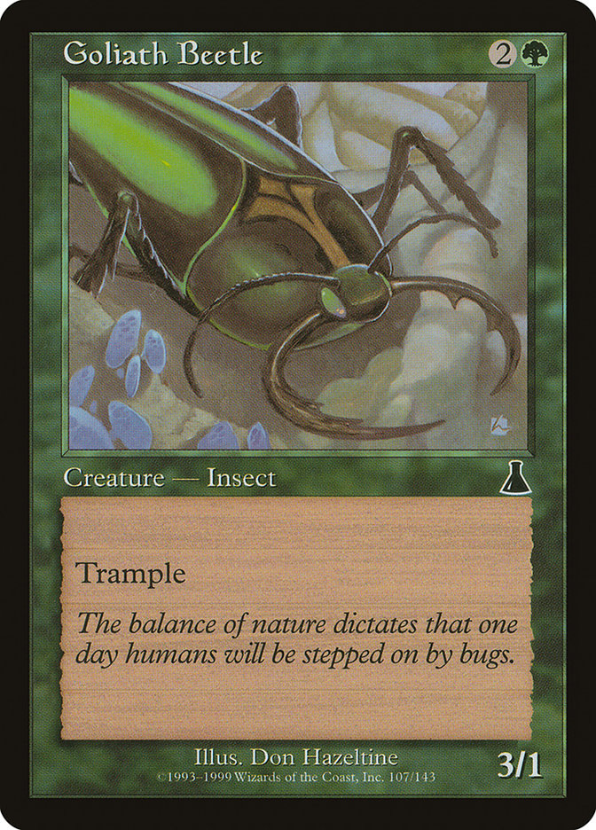 Goliath Beetle [Urza's Destiny] | Total Play