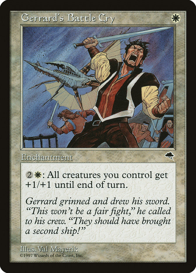 Gerrard's Battle Cry [Tempest] | Total Play