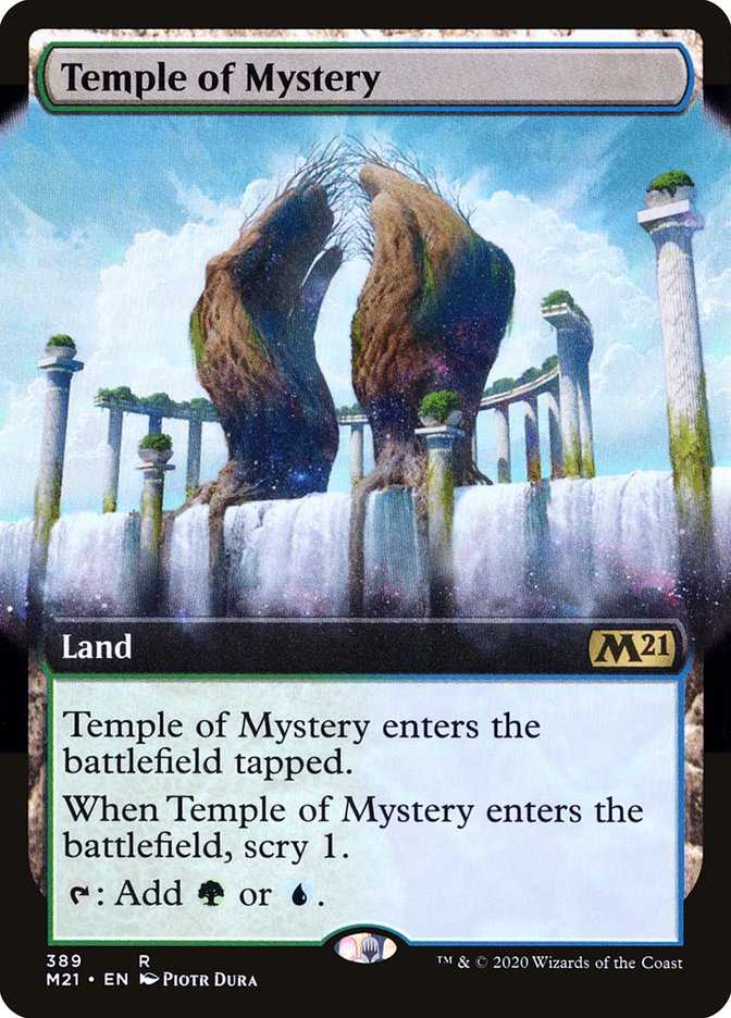 Temple of Mystery (Extended Art) [Core Set 2021] | Total Play