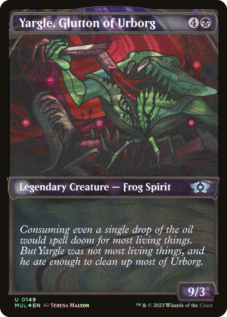 Yargle, Glutton of Urborg (Halo Foil) [Multiverse Legends] | Total Play