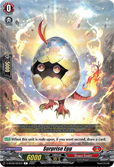 Surprise Egg (D-BT06/063EN) [Blazing Dragon Reborn] | Total Play