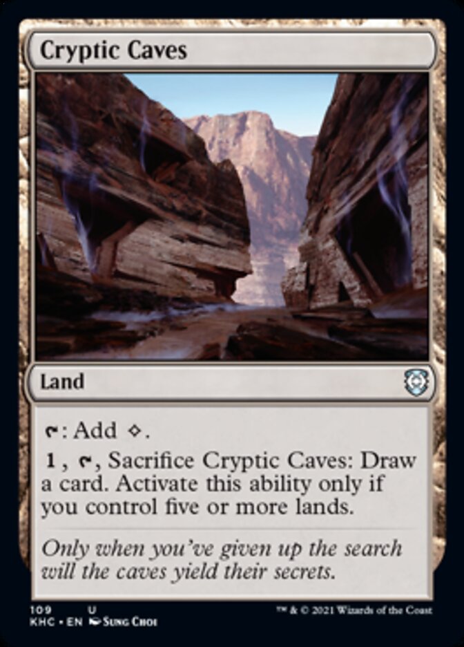 Cryptic Caves [Kaldheim Commander] | Total Play