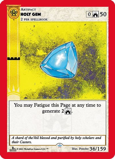 Holy Gem [Cryptid Nation: First Edition] | Total Play