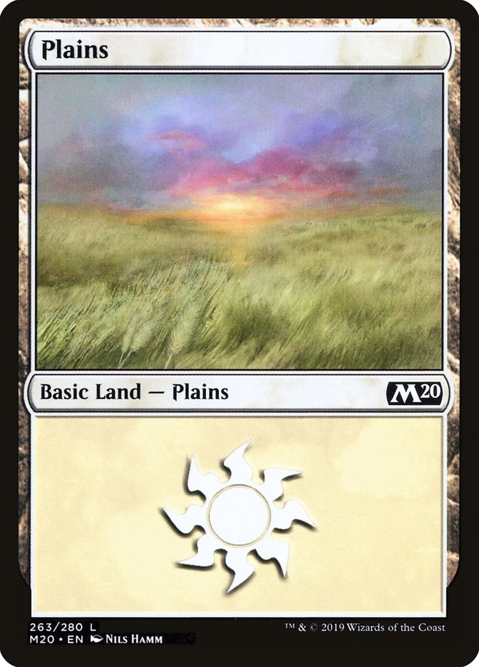 Plains (263) [Core Set 2020] | Total Play