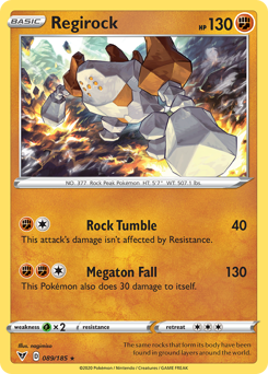 Regirock (089/185) [Sword & Shield: Vivid Voltage] | Total Play