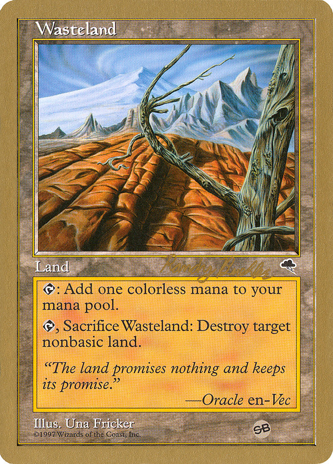 Wasteland (Randy Buehler) (SB) [World Championship Decks 1998] | Total Play