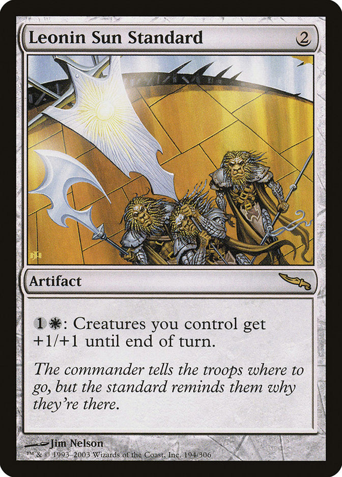 Leonin Sun Standard [Mirrodin] | Total Play